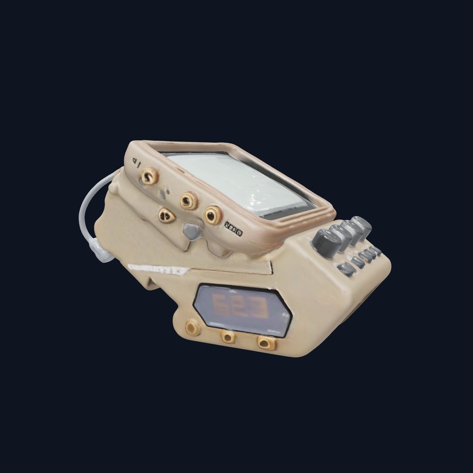 Retro Wrist Device Model Pack with Screen and Buttons